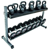 Die Flat Trays sind besonders gut geeignet für die Ablage von Kettlebell, die Dumbbell Trays für die Ablage von Kurzhanteln