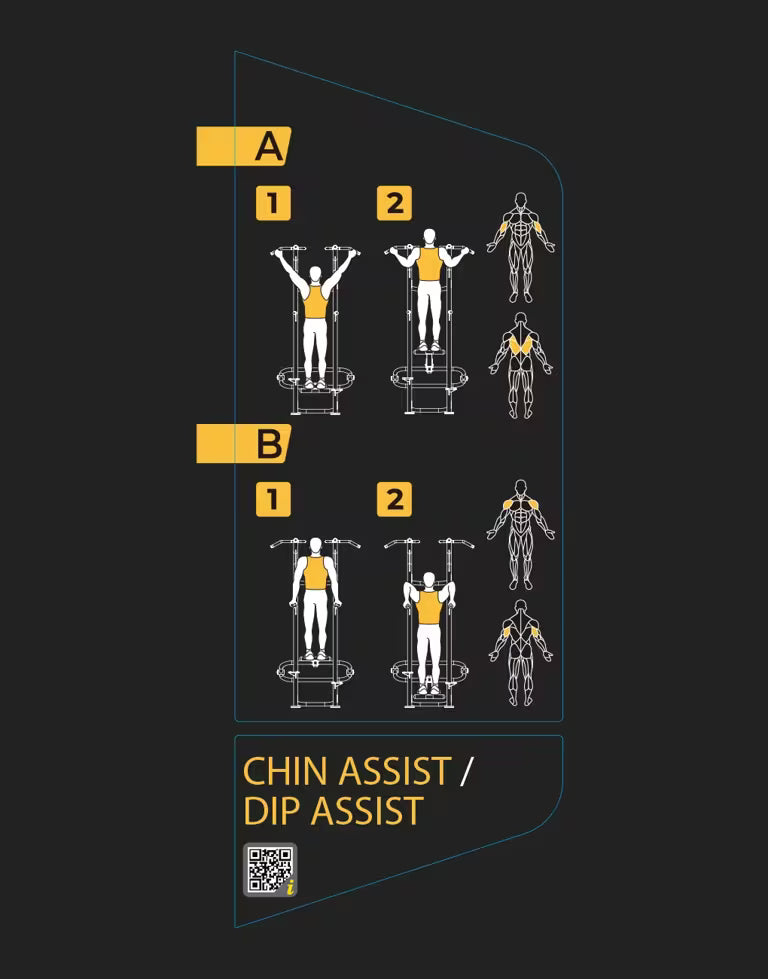 Dip / Klimmzug Maschine Stack Weight - Vision Fitness