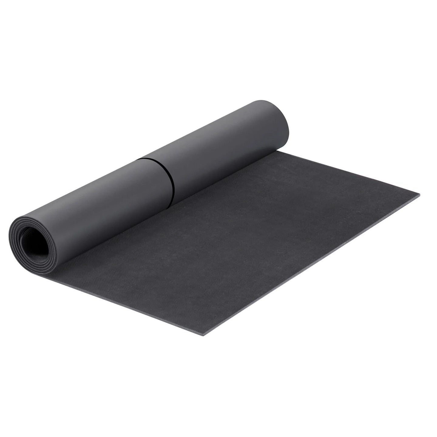 AIREX® Yogamatte Heartbeat 183 x 61 cm Farbe: anthrazit zusammengerollt