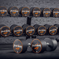 Urethane Dumbbell Custom Logo – Complete Sets - 2.5 kg Steps