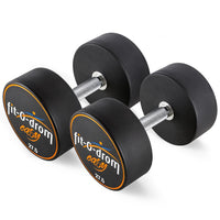 Urethane Dumbbell Custom Logo – Complete Sets - 2.5 kg Steps