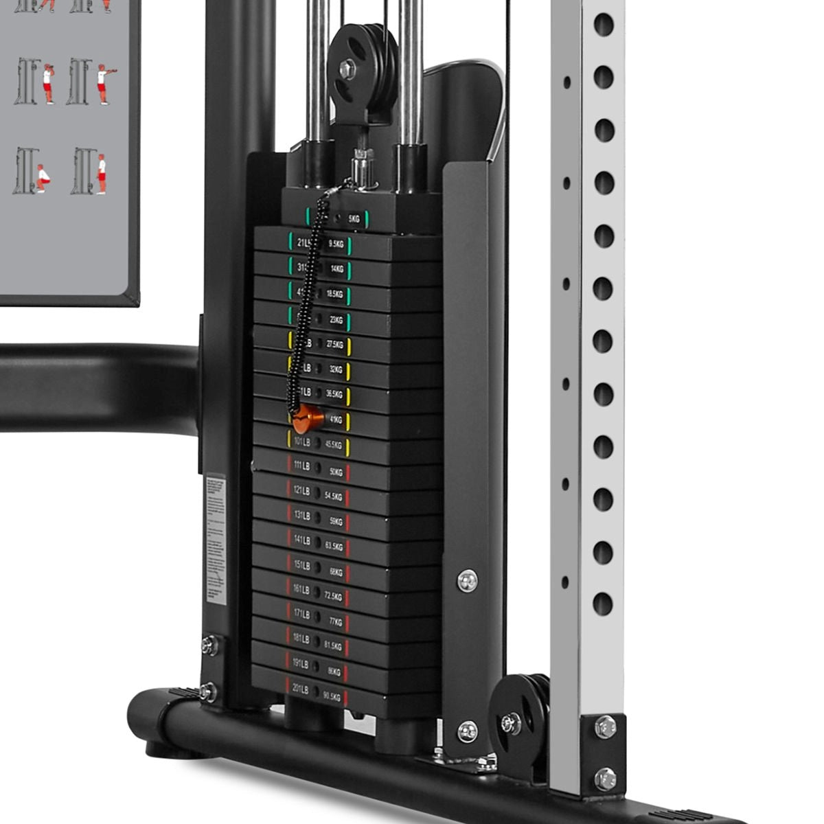 ATX® Dual Pulley cable pull - 2 x 90 kg