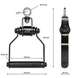 ATX® Black Line Single Handle - Einhandgriff Maße: 150 x 235 mm; Griffdurchmesser: 25 mm; Griffweite: 128 mm 