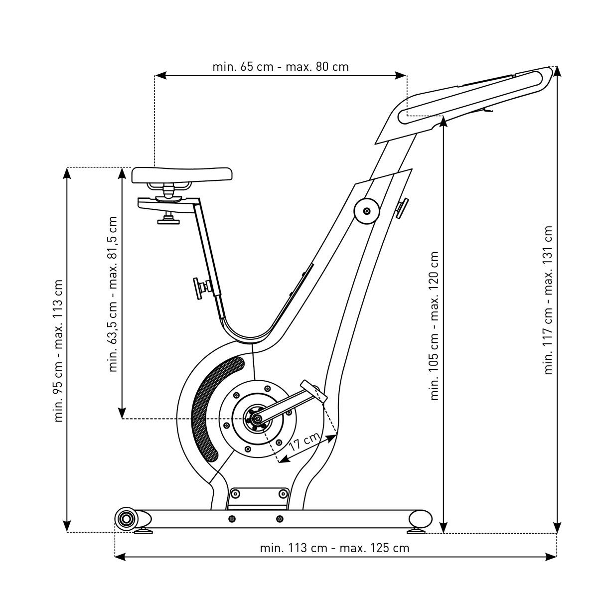 Nohrd bicycle ergometer - 6 different types of wood