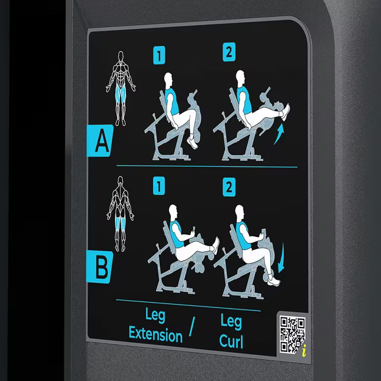 Leg Extension / Leg Curl - Vision Fitness