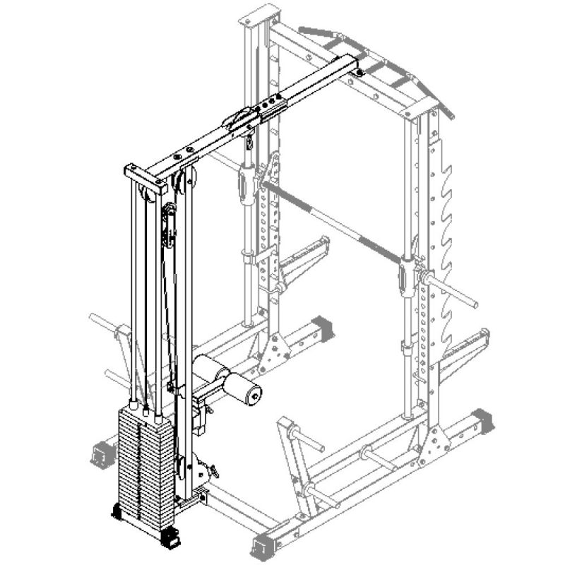 ATX® Multipresse MPX-730 & Latzug mit Steckgewichten