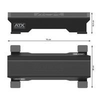 ATX® Kniebeugen- und Wadenblock Maße: Breite 70 cm, Tiefe: 36 cm; Höhe: 18,5 cm