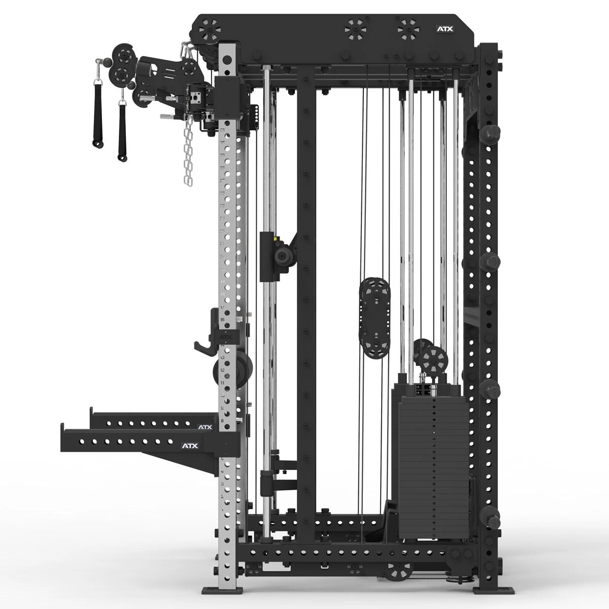 ATX® Multi Pull Smith Rack Ansicht von der Seite
