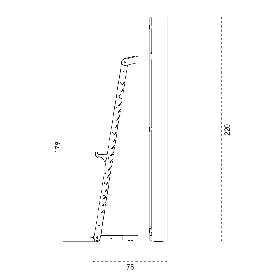 NOHrD Squat Rack - available in 6 wood types