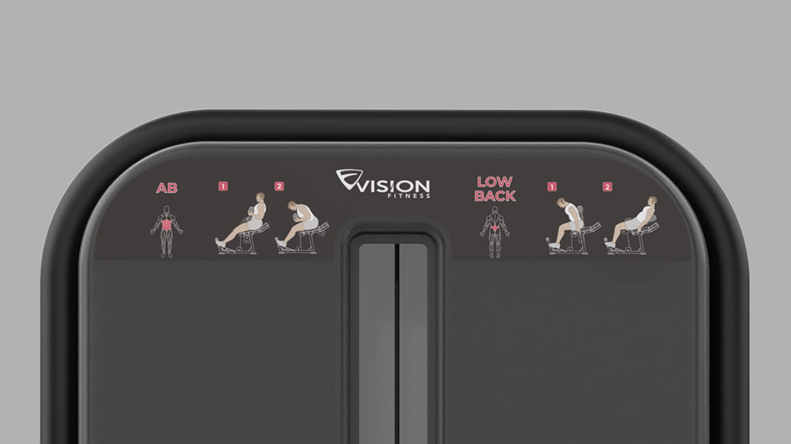 Abdominal / Lower Back Machine Stack Weight - Vision Fitness