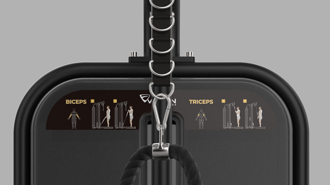Biceps / Triceps Machine Standing Stack Weight - Vision Fitness