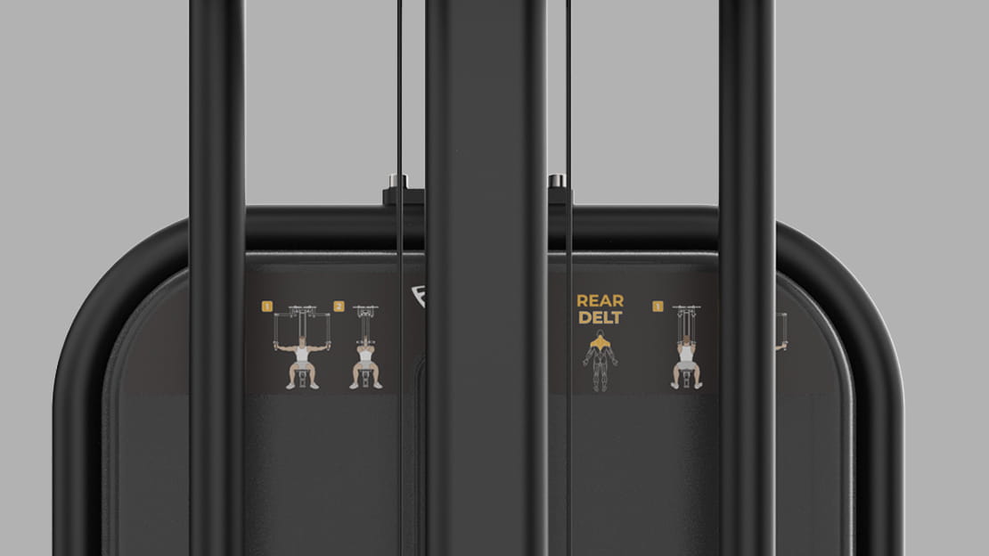Butterfly / Reverse Stack Weight Machine - Vision Fitness