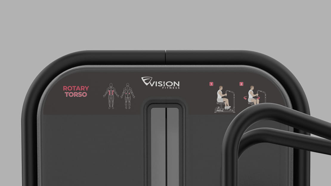 Rotary Torso Machine Stack Weight - Vision Fitness