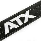 ATX® Power Belt Veloursleder - schwarz - S bis XXL mit gesticktem ATX®-Logo