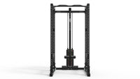 360 Grad Ansicht ATX® POWER RACK 770 SE-470 XL CAGE MIT LATZUGSTATION 125 KG STECKGEWICHTE