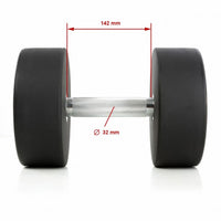 Polyurethan Dumbbell Griff Ø 32 mm Griff-Innenmaß: 142 mm