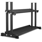 Hantelablage - Kettlebell & Hex-Hantel Rack - 150 cm ATX® die Ablagen können ebenso leicht schräg montiert werden