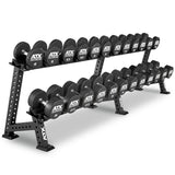 ATX® Kurzhantelablage mit Halbschalen - modular erweiterbar mit den  Urethan Dumbbells - ATX® von 2,5 kg - 60 kg