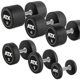 PRO-Style Rubber Dumbbells 2,5 kg Steigung - 2,5 bis 60 kg