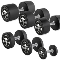 Kompakthanteln Gummi - mit Barbell Club Logo - 2,5 – 60 kg / 2,5 kg Steigerung