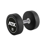 PRO-Style - Rubber Dumbbell - ATX® - Hantelsatz 5 - 50 kg Professionelle Kompakthanteln – gummiert 