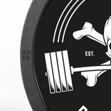 PRO-Style Rubber Dumbbells Barbell Club Logo