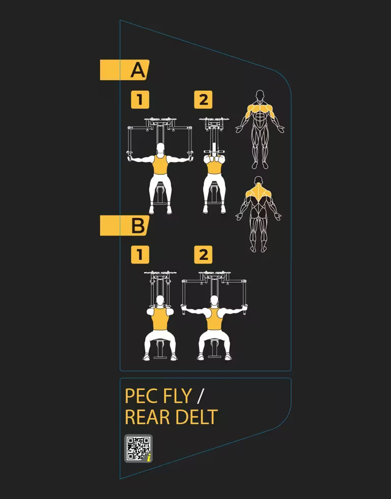 Butterfly / Reverse Stack Weight Machine - Vision Fitness