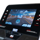 Laufband RS1200 Multimedia - BH Fitness Bildschirm