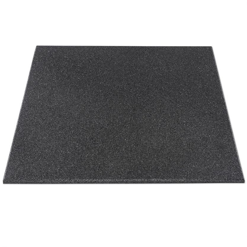 Gymfloor® - Granulat Bodenschutzplatte - Fitness - 1000 x 1000 x 15 mm - Anthrazit