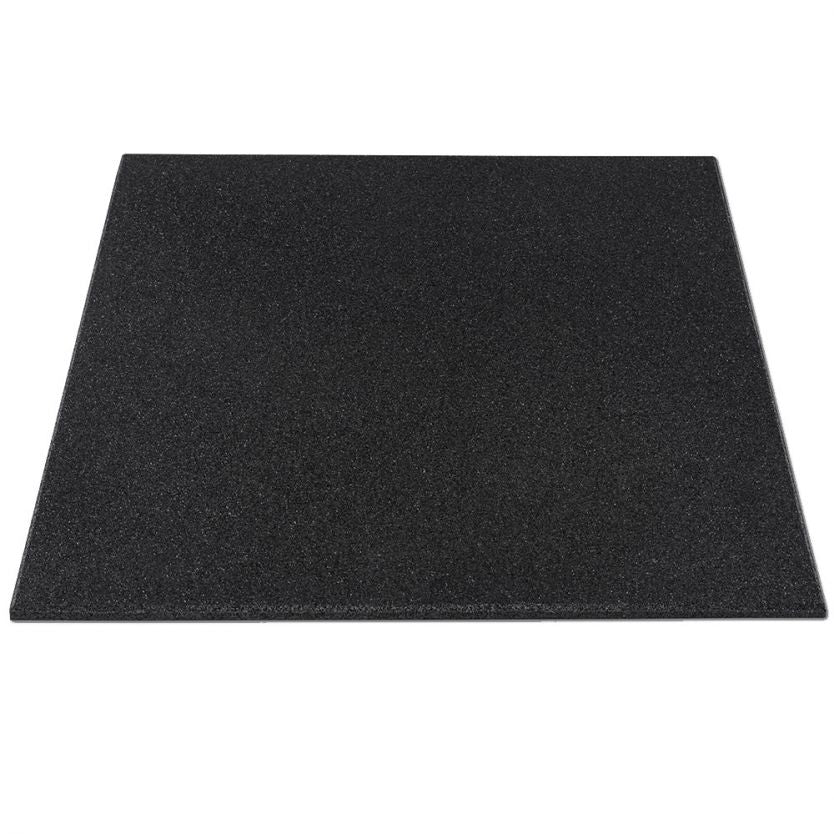 Gymfloor® - Granulat Bodenschutzplatte - Fitness - 1000 x 1000 x 15 mm - schwarz