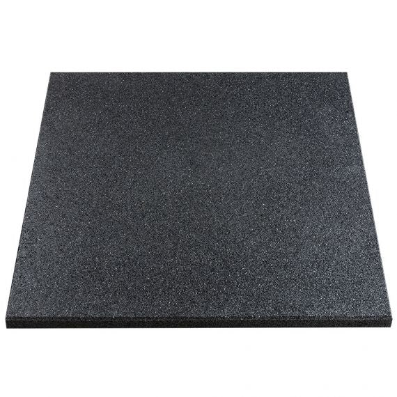 Gymfloor® - Rubber Tile 1000 x 1000 x 30 mm - schwarz - Premium