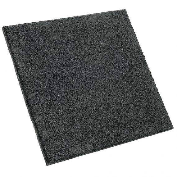 Rubber Tile System - Basisplatte 50 x 50 x 2 cm - schwarz