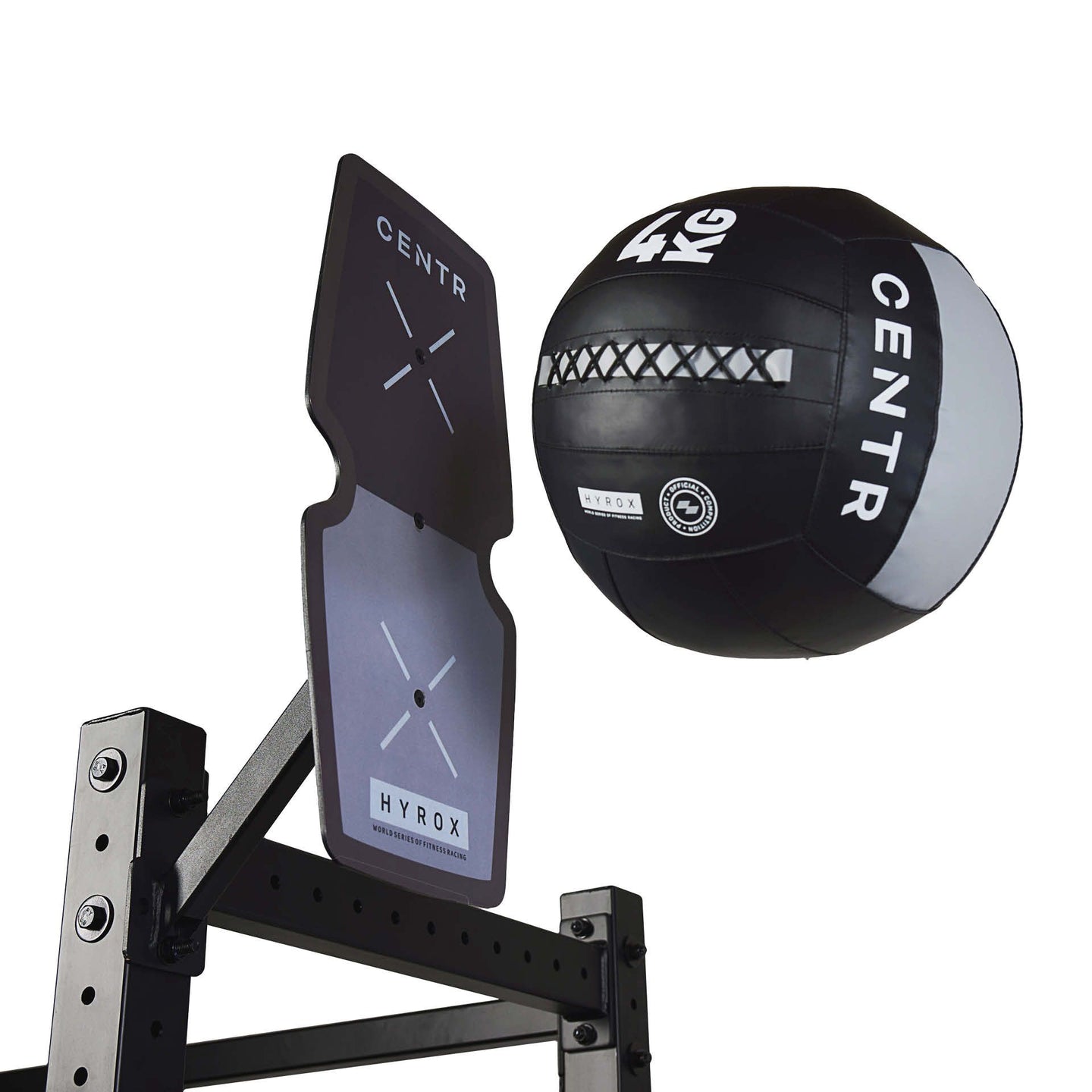 CENTR x HYROX Competition Rig Target mit Wall Ball