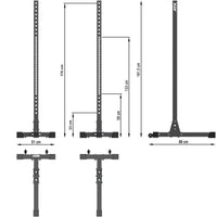  ATX® Free Stands Hantel Rack 650 SD Maße: Breite: 51 cm; Tiefe: 89 cm; Höhe: 181,5 cm