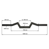 Super SZ Fat Bar 50 mm Maße: Länge: 1200 mm; Gewicht: 3,5 kg; Griffdurchmesser: 50 mm