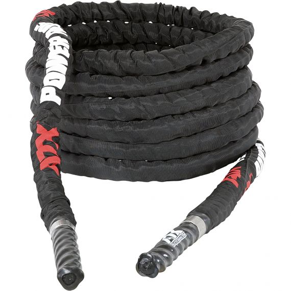 Auxetic Ropes ATX® Nylon Battle Rope 10 m Schwarz – Ø 38 mm | motion sports