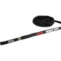 ATX® Nylon Proctection Rope / Tau 10 Meter - Black Nylon, mit schwarzer Schutzummantelung - bedruckt