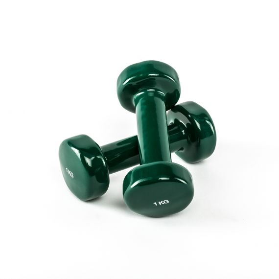 Vinyl dumbbells from 0.5 kg to 7 kg