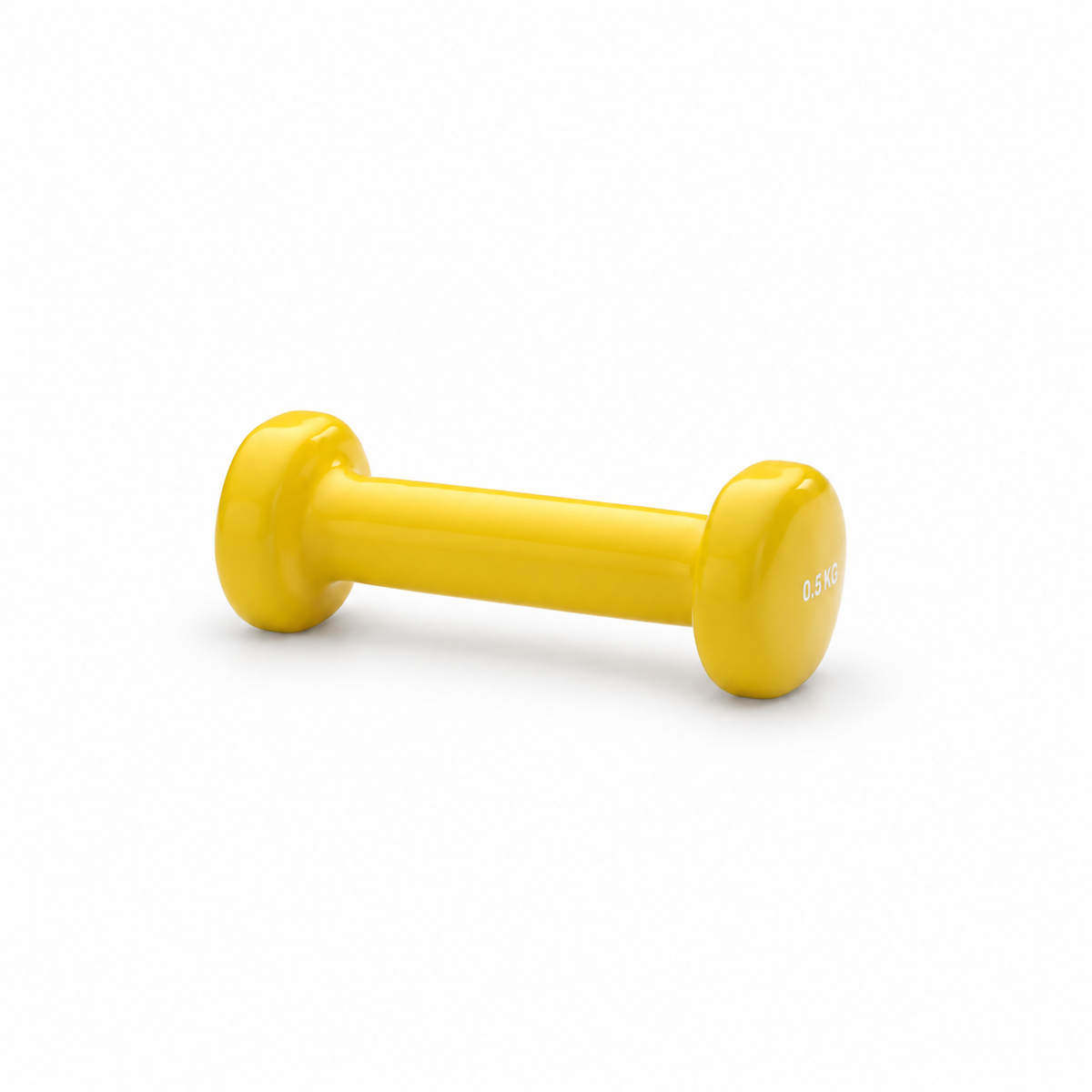 Vinyl Hanteln 0,5 kg gelb