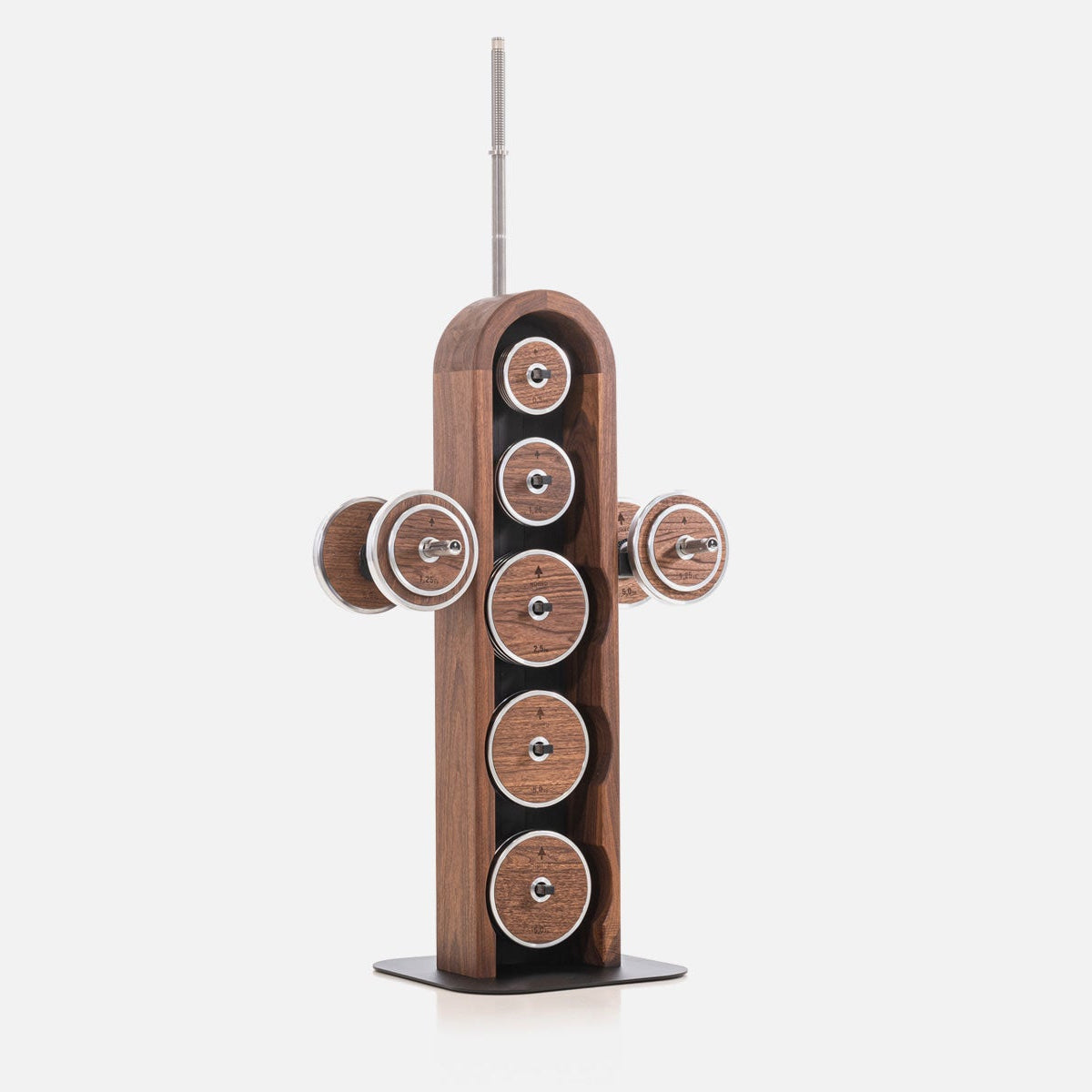 NOHrD WeightPlate Tower Walnuss